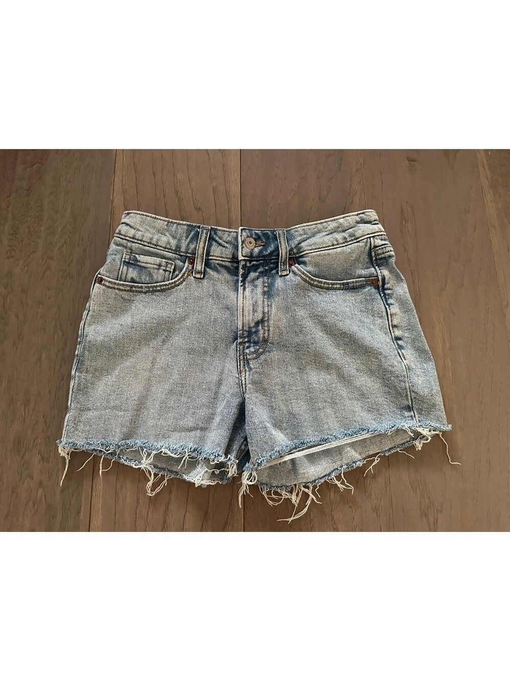 Old Navy OG Straight Blue Jean Shorts Size 0